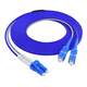 Nokoxin Telecommunications-Faser-Faser-Jumper Single-Mode-Dual-Core-LC-LC Gigabit 10 Gigabit gepanzerte Schwanzfaser-Kabel-Anti-Ratte, gereisige und biege anpassbare gepanzerte Single-Mode-Dual-Core-LC-SC 1 Meter 1 Meter