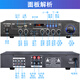 HYUNDAI modern 6.5-inch home theater KTV audio combination home Bluetooth amplifier karaoke conference audio home karaoke computer TV living room audio
