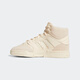 阿迪达斯 （adidas）三叶草女鞋板鞋新款DROP潮流时尚运动鞋子高帮休闲鞋 GZ1585 36.5 (225mm)