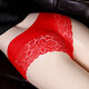 Erwachsene Männer sexy Unterwäsche Unterwäsche Perverte Spitze integrierter Eis Silk Herren-Set sexy Hüftlebedelung einteiliger Tanga sexy Slips niedrige Taille 2023 neuer Stil stimulierender schwarz offener Schritt [100-160jin [Jin gleich 0,5 kg]]