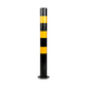 Quxing fixed road pile anti-collision column steel pipe warning column parking space road isolation column ringless 76*750*0.5 black and yellow