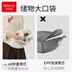 Hug Bear Baby Carrier Waist Stool Multifunctional Baby Carrier Magic Device Children's Baby Carrier Belt Foldable Stool Breathable Baby Carrier Belt Lifan White [Flying Weaving Belly Protection Model]