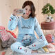 
Qingzhong Qiao coral velvet confinement clothes in winter thickened postpartum lactating women loose pajamas in autumn and winter breastfeeding home clothes 844 Cute little eagle M[85-105Jin[Jin equals 0.5 kg]]
