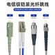 Uplian Gigabit Rat-Arof Armored Multimode Fiber Fiber Latter LC-LC Duplex Fibre LC-SC-FC-ST avec câble de queue annulaire en acier