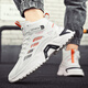 Senma Herrenschuhe 2025 Sommer neuer, vielseitiger, dicker Sohle weißer weißer Schuhe weiche Sohle bequemer lässige Sportschuhe Männer SM5010m Brown 40