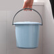 Qianhuinon thickened plastic small bucket with lid small household bucket lifting bucket children's art bucket 10 liters red