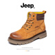 Jeep Jeep Martin Boots Herren Sommer 2025 Neue hohe Top -Schnee -Modedicke alleinige Arbeit Boots Männer große gelbe Stiefel Herrenschuhe gelb 40