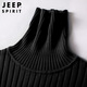 JEEP SPIRIT吉普毛衣男高领针织衫男士外套男装冬季保暖打底衫线衣服