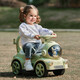 Helinte four-wheel seating children's electric car baby car kids toys adults can push cart charging children's cart gift Strawberry powder [remote control + large battery pedal throttle push rod guardrail + Bluetooth music