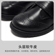 Aokang children's shoes boys leather shoes black soft bottom performance shoes spring and autumn new children's British style leather performance