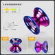 Jupinge Metal Fancy Yo-Yo Yoyo Ball Live Sleep Sleep Sleep Yo-Yo Kinderleuchten Ball Plastik leuchtet gelber Yo-yo Automatikball