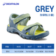 Decathlon children's shoes boys and girls sandals sneakers QUJR gray green (kid) 24 25