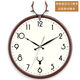 
Nordic light luxury deer head wall clock living room home creative atmospheric modern simple clock decoration fashionable clock wall deer head electroplated gold simple model [6187]