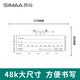 SIMAA triple single column receipt financial thickened handwritten receipt single payment office supplies 175*85mm carbonless copy 20 sets/book 10 pack