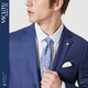 Vicutu (Vicutu) Herrenanzug Top Woll Light Formal Mantel Anzug Freund des chinesischen Valentinstags Blau 185/104b