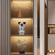 Soft Decoration Ornament Feel Light Luxury Model Room Wohnzimmer TV -Schrank Open Grid Sales Office Bücherregal Dekoration 3883 STEP UP UP up