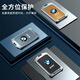 Lei Jing convient à BMW NFC Carte Key Cover New 7 Series 5 Série X5x7 / 535LE Car 3 Série i3 Carte numérique Cuffing Cuffing Buckle Men BMW Card [Metal Cuff] Gun Shell Black Leather