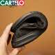 Cartelo Herrenschuhe Lederschuhe Herren Frühling und Sommer Neues echtes Leder Casual Hollow Hole Schuhe Weiche Sohle weiche Oberfläche High-End-Dad Leder Sandalen 9910 Black 38