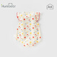 Happy Little Bear Babybag, Baby Sommer reine Baumwolle dünne Overall Crawler Neugeborene Sommerdreieck Halo