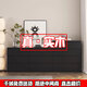 Shantoulin Village Massive Holzkiste des Schranks Nordic Style Schlafzimmer Wohnzimmer Schubladen TV -Schrank Amerikanische schwarze Kabinettskiste Ten Dou 1583*40*1216 HEIGHT HAUG