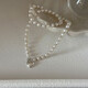 French freshwater pearl necklace light luxury niche design high-end love OT buckle sterling silver clavicle chain wholesale pearl necklace 925 silver