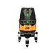 Laise Laser Level Indoor 2-Line-Infrarot 5-Zeilen-Stufe 6860 Gerät grünes Licht Outdoor hochpräzise 671 Starke leichte dünne Linie 5-Line-Super-Hellgrün-Licht 6860 Doppel elektrisch + 1,6 Meter