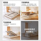 Ours d'hiver National Home Meublage Technologie Lit en tissu haut Boîte plancher Double lit simple lit principal lit principal Luxury Down Pack Soft Elephant Ears YJ9221 Technologie Lit de fourrure / Pine Rib Squelette + D18 Mattress 1800 mm * 2000 mm Structure de cadre