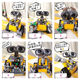 Yuxing Model King Boy Monting Building Blocks Programmierroboter Wali Elektrische Fernbedienungsstrecke Rennspurmodell Kinderspielzeuggeschenk Statische Version Wali Roboter Bausteine-687 Partikel kompatibel mit LEGO-Programmierroboterbaubausteinen