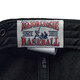 MLB帽子男女刺绣硬顶棒球帽运动四季遮阳帽3ACP8501N-50GOS-F/金色