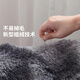 Zhenxiqi bedside carpet, bedroom bay window mat, living room plush warm carpet, coffee table mat, thickened non-slip carpet, light gray gradient color 80*200cm