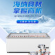 海尔（Haier）冰柜展示柜卧式商用展示柜冰柜雪糕柜透明玻璃门速冻食品冷冻保鲜超市组合大容量岛柜 抗菌内胆|防凝露冷冻719升719HE