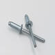 XMSJ Full Fer Opening Type Puriling Rivet Round Head Carbon Steel Galvanisé Tirling Rivet Iron Tiler Nail Acier Puriling Nail Straight Fer Round Head 6 * 12250