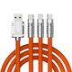 Ai Yiyao chooses punk case one to three fast charging data cables orange SM-9015