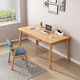 Gongding living room all solid wood desk oak computer table home bedroom simple desk study table drawer table writing table simple single table 60*40*75