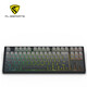 Belly Spirit MK870 Lado de intercambio en caliente Grabado Mecánico Teclado mecánico Terminado Bluetooth Bluetooth Tres modos de tres modos 87 teclas Oficina rápida de plata [tres modos] El otro lado de cereza + rubor de grabado de rubor eje de durazno [silencioso]