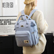 BOYATU Mommy Bag Ligero impermeable Bolsa Mother Bag New Large Capacidad Mochila Mother and Baby Bag Green