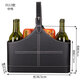 Huixiang Storage Basket Leather Gift Basket Portable Basket Fruit Red Wine Gift Basket Gym Personal Training Special Large Tool Basket Brown 0113 Small Size