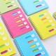 
Notebook with classification label A5 coil book color spiral book thickened rollover PP office classification A5 medium size 14cm21cm yellow 687