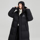 Yaya Wang Yibo same style couple fashion long thickened and warm urban outdoor hooded down jacket