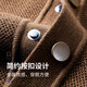 Shanshan [laine épaissie] Chaînes d'automne et d'hiver pour hommes confortables hommes confortables simples snap Cardigan Business Pull d'âge moyen 2xl 185 / 100A