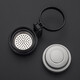 Copa de vidrio Heenor con anillo de elevación Copa de té de gran capacidad espesada para hombres para hombres Copa de agua portátil de automóviles portátiles [gran capacidad] Tapa de tazas de elevación 695 ml - Modelo de mostrador Nuevo