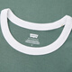 Levi's Summer Women's American Casual Campus Style Small LOGO Printed Round Neck Short Sleeve T-shirt Green A3523-0070 XS
