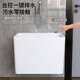 Wall-mounted wall-mounted mop pool household balcony ceramic bathroom wall-mounted large mop pool sink small 125+ anti-blocking drain wall-mounted