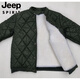 Jeep (JEEP) wool cotton-padded jacket men's fur all-in-one jacket middle-aged and elderly thickened sheepskin cotton-padded coat fur jacket autumn and winter real wool jacket military green + long wool liner bust 3 feet 4 (suitable for weight 125-140 Jin Jin equals 0.5 kg)