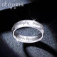 Ruofei Lord of the Rings Ring Men's Wide Ring pt950 Smooth Ring Ring Solid Plate Ring Engraving Customized Gift Platinum 950 Ring No. 22 13-14g