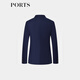 Ports Men's Men's Automne One Button Flat Collar Suit MP9MJ003SWW048 Navy Blue 50 A