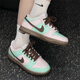 Nike (Nike) Dunk Low'strawberry Chocolate Mint 'Pink Green marrón cómodo y versátiles zapatos bajos IH0821-679 Pink Green Brown 35.5 (225 mm)
