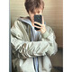 Zhidou Doudou Jacket Men's Spring y Autumn Nuevo hombro piloto de la altura de trabajo Trendy Workwear de moda
