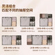 Baicaoyuan fabric partitioned underwear storage box underwear socks home wardrobe drawer underwear partition organizer storage box small 8 compartments (15*32*10cm) for leggings, etc.