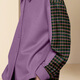DiFelig American Retro Purple Long Sleeve Shirt Women's 2025 Spring New Loose Temperament Versatile Top Picture Color M